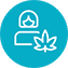Loon Leaf icon representing women-led cannabis dispensary with community focus