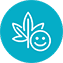 Loon Leaf icon symbolizing a welcoming, judgment-free cannabis space for all
